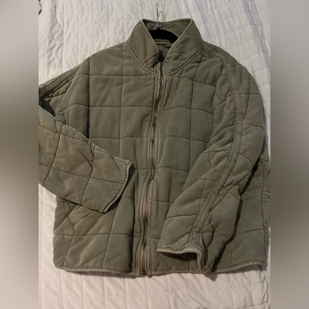 Free People Quilted Dolman Jacket